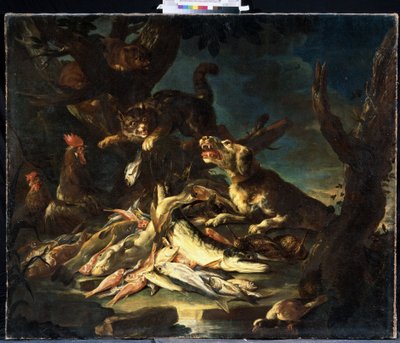 Fisk (fisk). Maleri af Frans Snyders (1579-1657). Olie på lærred af Frans Snyders or Snijders