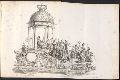 Femte flyder i processionen til Saint Rombout, 1825 af Frans Vervloet