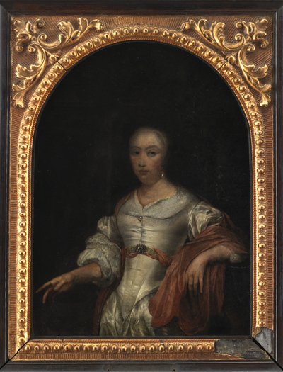 Portræt af en Dame af Frans van I Mieris