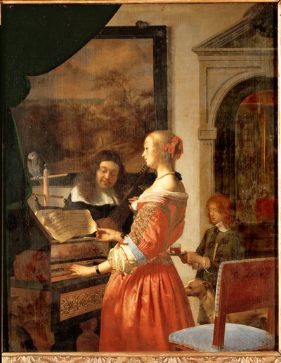 Duet (oliemaleri) af Frans van Mieris