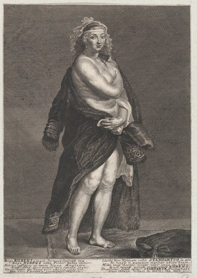 Portræt af Helena Fourment, Rubens