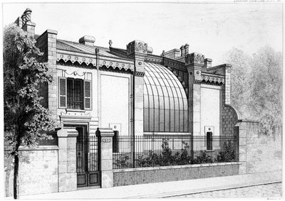 Malerstudie, 57, boulevard Arago, Paris. 1878 af Frantz Huguelin