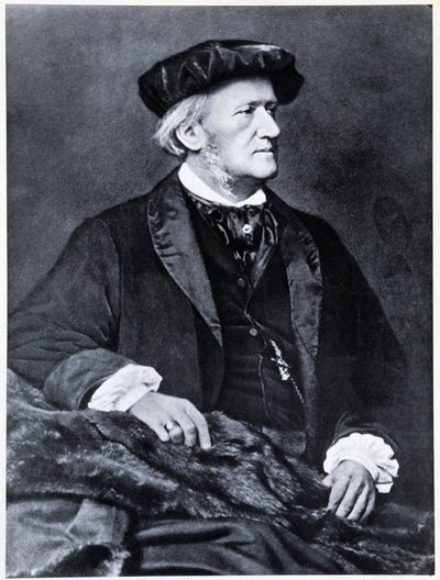Richard Wagner - portræt af Franz Hanfstaengl af Franz (after) Hanfstaengl
