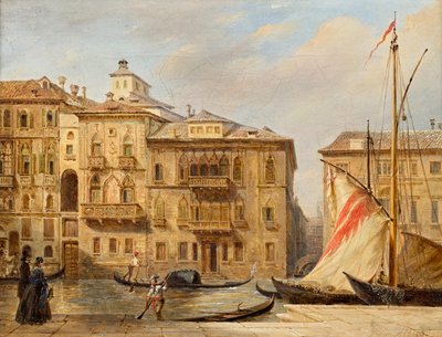 Canal Grande i Venedig af Franz Alt