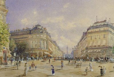 Rue de la Paix, Paris, 1886 af Franz Alt