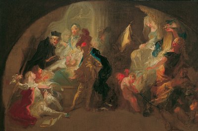 Allegori om uddannelsen af ​​en kavaler af Franz Anton Maulbertsch