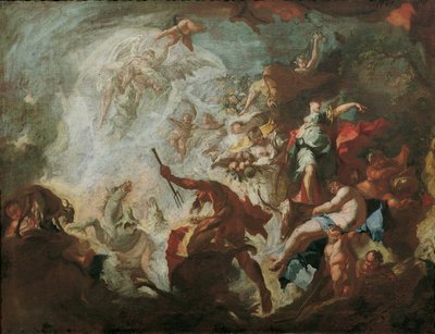 Allegori om guldalderen af Franz Anton Maulbertsch