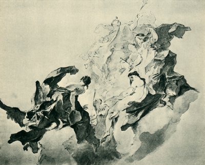 Allegori om tro, retfærdighed og maleri, 1758-1759, 1943. af Franz Anton Maulbertsch