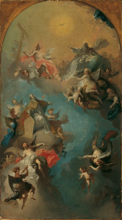 Sankt Augustins optagelse i himlen af Franz Anton Maulbertsch