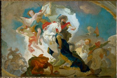 Sankt Jakobs triumf af Compostela (olie på lærred af Franz Anton Maulbertsch