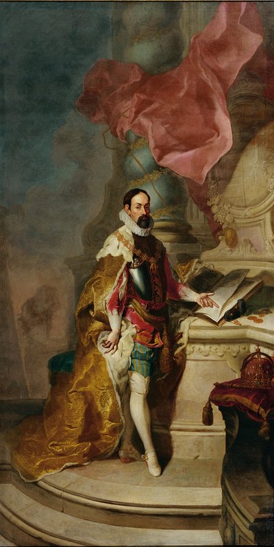 Portræt af Matthias 1557-1619, hellig romersk kejser, ca 1760. af Franz Anton Palko