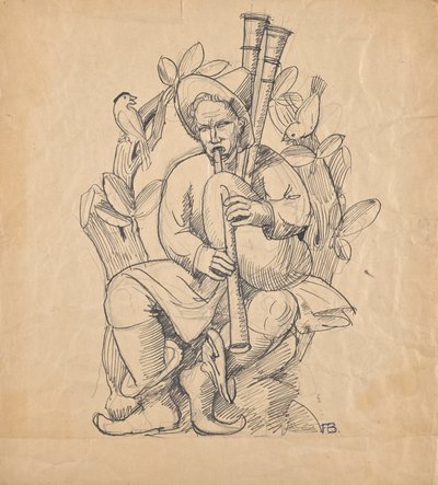 sækkepiber af Franz Barwig d. Ä.