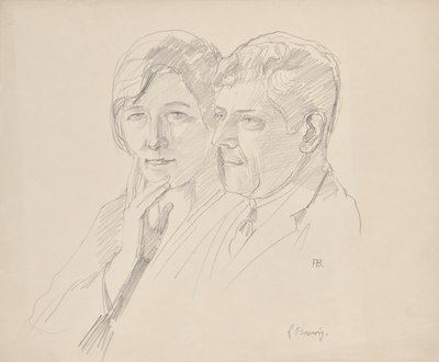 Grete Wagner-Barwig og Dr. Joseph Wagner af Franz Barwig d. Ä.