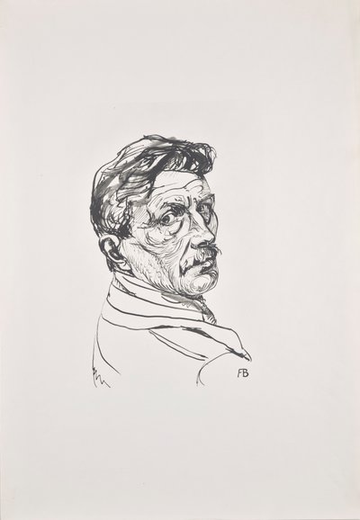 selvportræt af Franz Barwig d. Ä.