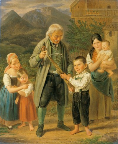 Bueskydningsundervisning af Franz Bernhardt