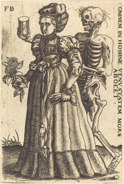 Kvinde og Død af Franz Brun