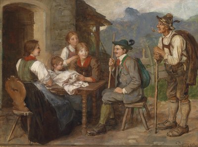 Salon-Tiroler af Franz Defregger