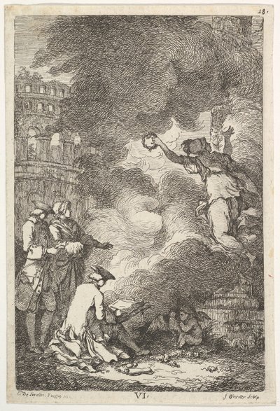 Et besøg i Rom i 1764, 1764. af Franz Edmund Weirotter