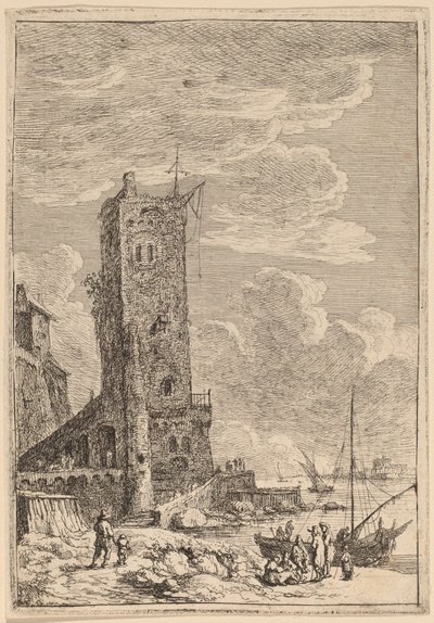 Havn i Livorno af Franz Edmund Weirotter