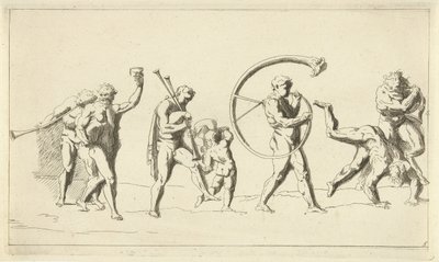 Bacchus triumftog af Franz Ertinger