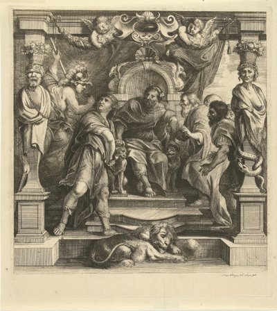 Twist of Achilles med Agamemnon Historien om Achilleus (serietitel) af Franz Ertinger