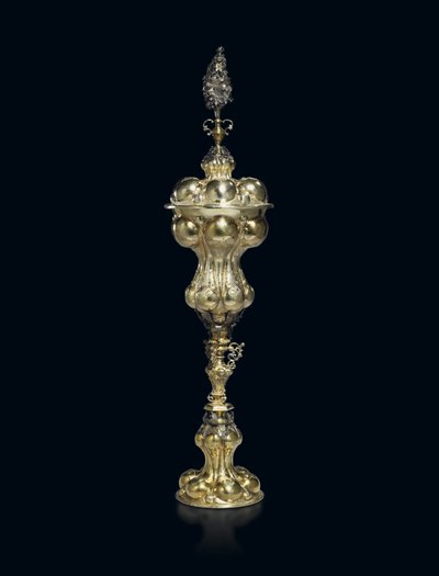 Pakkeforgyldt kop og låg, 1609-29 af Franz Fischer