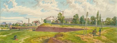 Lerchenfelder-linjen i Wien af Franz Gerasch