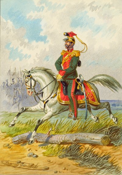 soldat til hest af Franz Gerasch