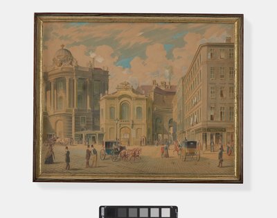 Det gamle Burgtheater, Wien, 1850