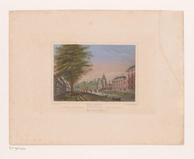 Udsigt over Wittevrouwenpoort i Utrecht af Franz Hablitschek
