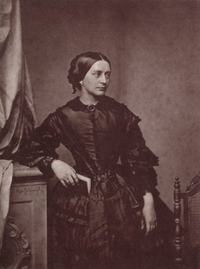 Clara Schumann, tysk pianist og komponist, 1800-tallet af Franz Hanfstaengl