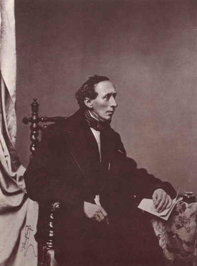 HC Andersen, dansk forfatter, 1800-tallet af Franz Hanfstaengl