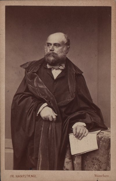 Portræt af pianist og komponist Adolph von Henselt 1814-1889, ca 1860. af Franz Hanfstaengl