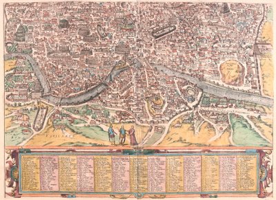 Det gamle Rom, del B, Italien (gravering af Franz Hogenberg