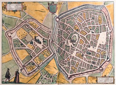Arras - Nordfrankrig af Franz Hogenberg