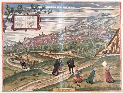 Granada, Spanien af Franz Hogenberg