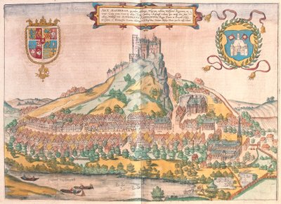 Indbundet, Segeberg, Tyskland (gravering af Franz Hogenberg