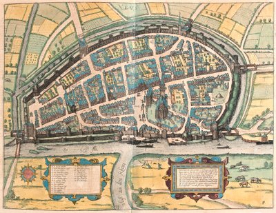 Neuss, Tyskland (gravering af Franz Hogenberg