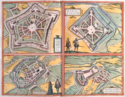Philippeville, Mariembourg, Chimay og Walcourt, Belgien (gravering af Franz Hogenberg