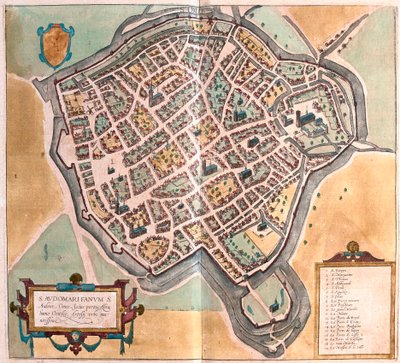 St. Omer, Frankrig af Franz Hogenberg