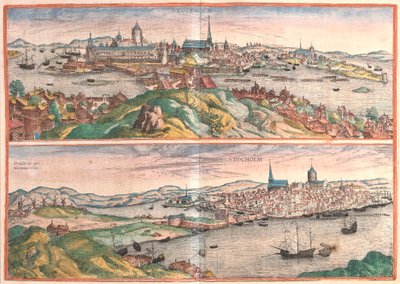 Stockholm, Sverige (gravering af Franz Hogenberg