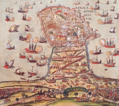 Den osmanniske korsær Khayr al-Din Barbarossa mod Charles V