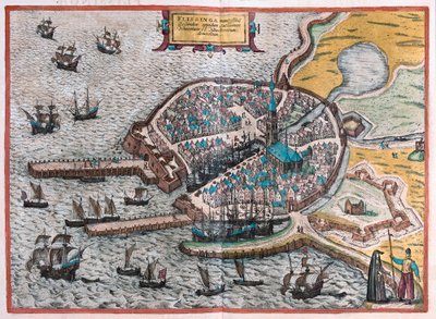 Vlissingen, Holland (gravering af Franz Hogenberg