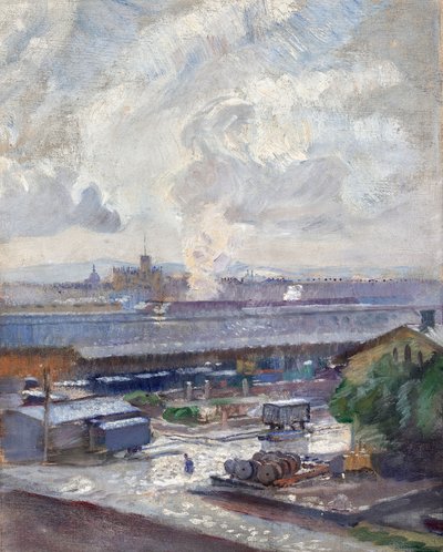 Nordbanens kulstation af Franz Hohenberger