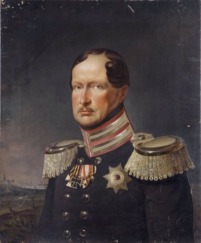 Frederik Vilhelm III af Preussen - Frederik Vilhelm III af Preussen (1797-1840), af Kruger, Franz (1797-1857). Olie på lærred. Nationalmuseet i Stockholm af Franz Krüger