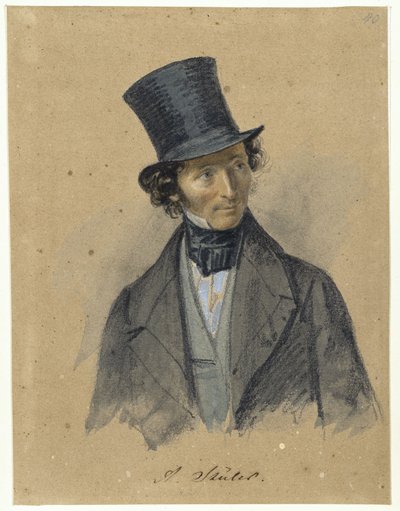 Friedrich August Stüler af Franz Krüger