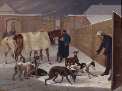 Hjemkomst fra jagten af Franz Krüger