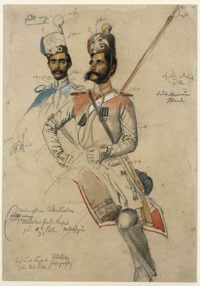Uralisk gardekosak af Franz Krüger