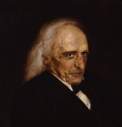 Portræt af Theodor Mommsen 1817-1903 Detalje, 1897 af Franz von Lenbach