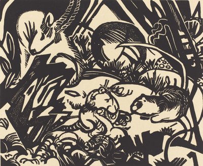 Animal Legend (Tier Legend) af Franz Marc
